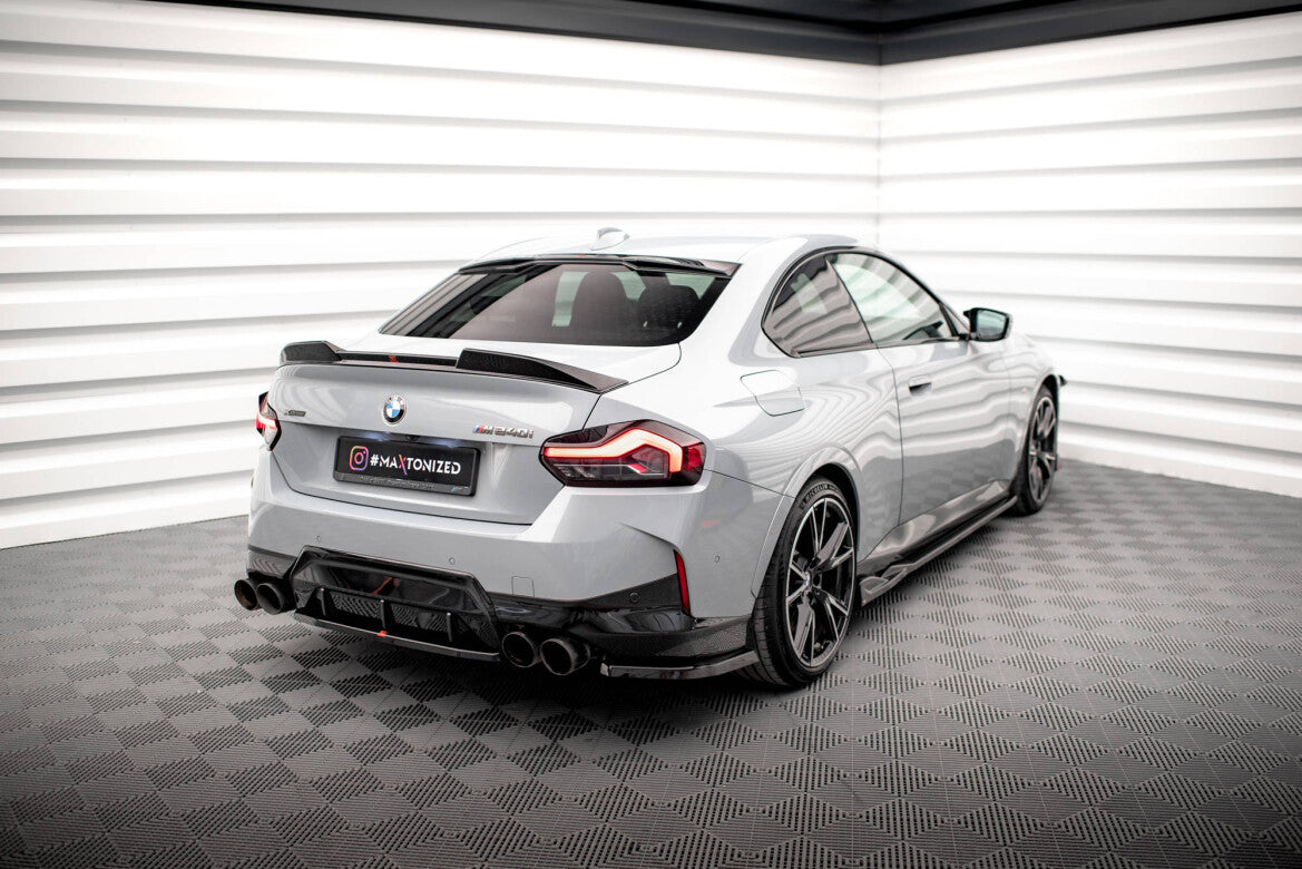 Diffusor Flaps V.2 passend für BMW 2 Coupe M240i G42 schwarz Hochglanz