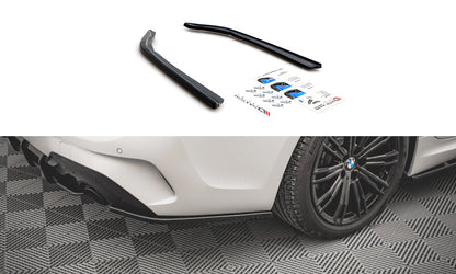 Diffusor Flaps V.2 passend für BMW 3er G20 / G21 M-Paket schwarz Hochglanz