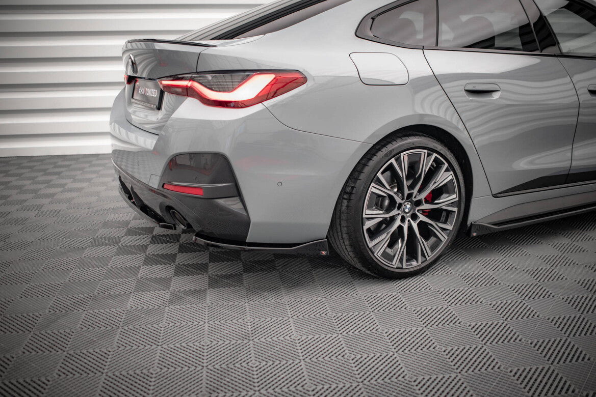 Diffusor Flaps V.2 passend für BMW 4er Gran Coupe M-Paket G26 schwarz Hochglanz