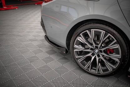 Diffusor Flaps V.2 passend für BMW 4er Gran Coupe M-Paket G26 schwarz Hochglanz