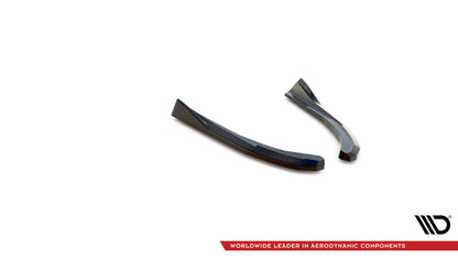 Diffusor Flaps V.2 passend für BMW 4er Gran Coupe M-Paket G26 schwarz Hochglanz