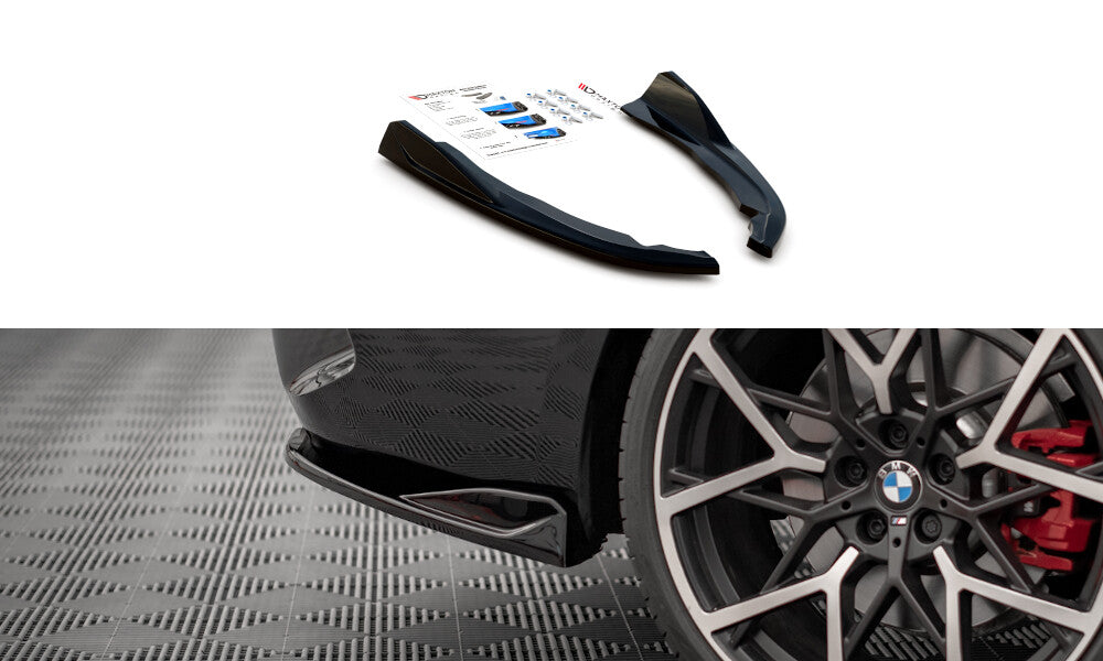 Diffusor Flaps V.2 passend für BMW 4er M-Paket G22 / G23 / G22 FL / G23 FL schwarz Hochglanz