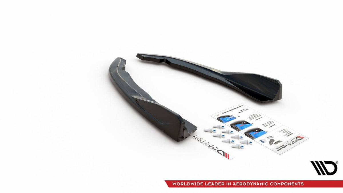 Diffusor Flaps V.2 passend für BMW 4er M-Paket G22 / G23 / G22 FL / G23 FL schwarz Hochglanz