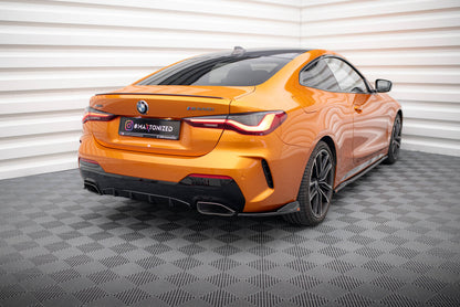 Diffusor Flaps V.2 passend für BMW 4er M440i G22 / G23 / G22 FL / G23 FL schwarz Hochglanz