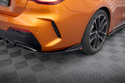 Diffusor Flaps V.2 passend für BMW 4er M440i G22 / G23 / G22 FL / G23 FL schwarz Hochglanz
