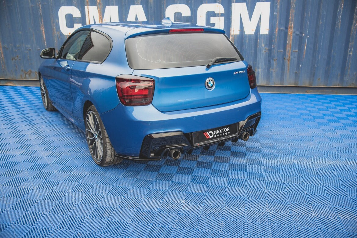 Diffusor Flaps V.2 passend für BMW M135i F20 schwarz Hochglanz
