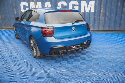 Diffusor Flaps V.2 passend für BMW M135i F20 schwarz Hochglanz