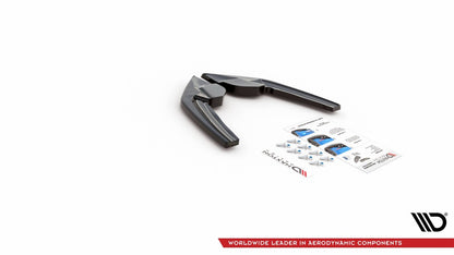 Diffusor Flaps V.2 passend für BMW M135i F20 schwarz Hochglanz