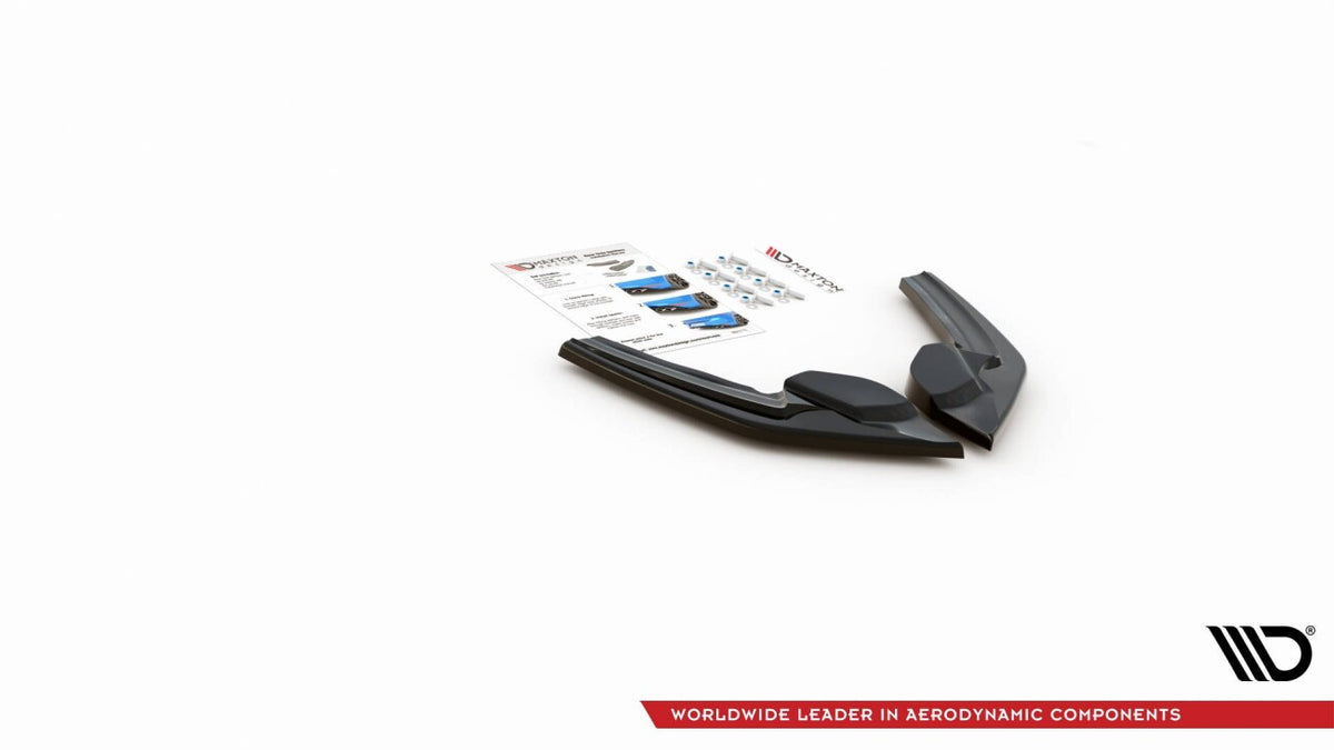 Diffusor Flaps V.2 passend für BMW M135i F20 schwarz Hochglanz
