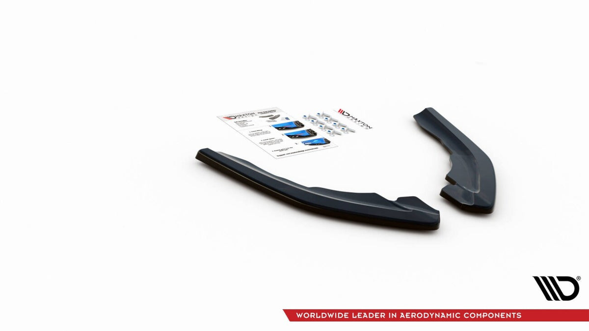 Diffusor Flaps V.2 passend für BMW M2 F87 schwarz Hochglanz