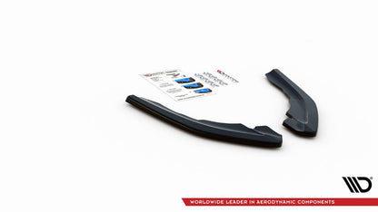 Diffusor Flaps V.2 passend für BMW M2 F87 schwarz Hochglanz