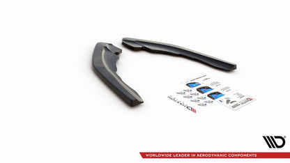 Diffusor Flaps V.2 passend für BMW M2 F87 schwarz Hochglanz
