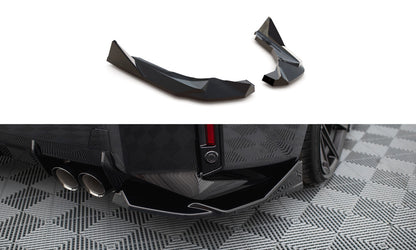 Diffusor Flaps V.2 passend für BMW M2 G87 schwarz Hochglanz