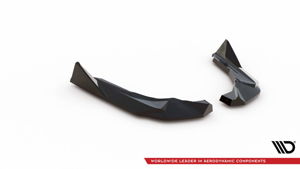 Diffusor Flaps V.2 passend für BMW M2 G87 schwarz Hochglanz