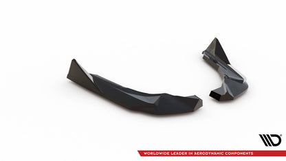 Diffusor Flaps V.2 passend für BMW M2 G87 schwarz Hochglanz