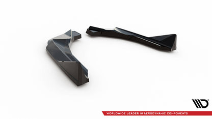 Diffusor Flaps V.2 passend für BMW M2 G87 schwarz Hochglanz