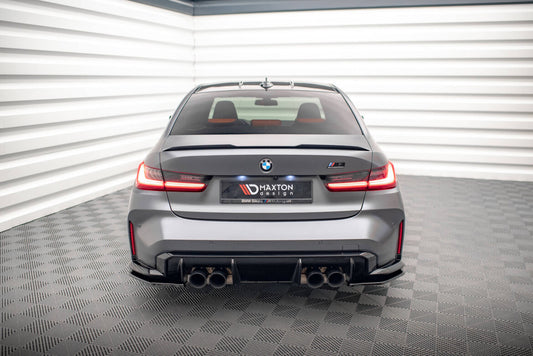 Diffusor Flaps V.2 passend für BMW M3 Limousine / Touring G80 / G81 schwarz Hochglanz