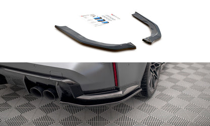 Diffusor Flaps V.2 passend für BMW M3 Limousine / Touring G80 / G81 schwarz Hochglanz
