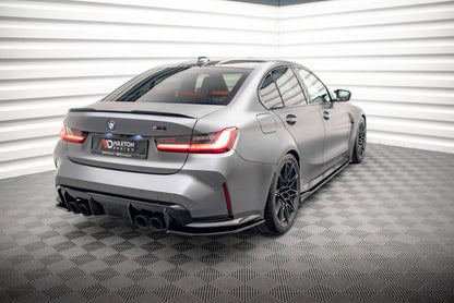 Diffusor Flaps V.2 passend für BMW M3 Limousine / Touring G80 / G81 schwarz Hochglanz