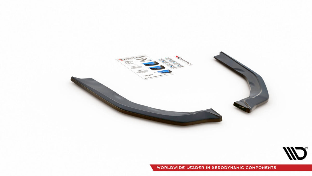 Diffusor Flaps V.2 passend für BMW M3 Limousine / Touring G80 / G81 schwarz Hochglanz