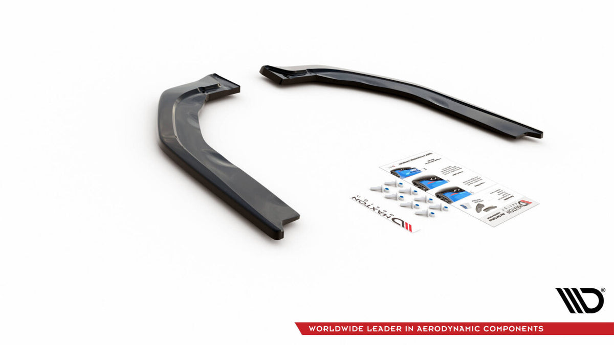 Diffusor Flaps V.2 passend für BMW M3 Limousine / Touring G80 / G81 schwarz Hochglanz