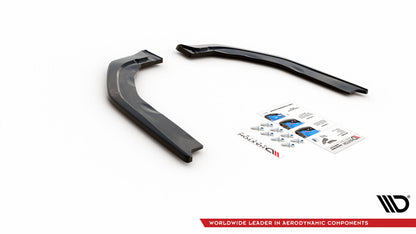 Diffusor Flaps V.2 passend für BMW M3 Limousine / Touring G80 / G81 schwarz Hochglanz