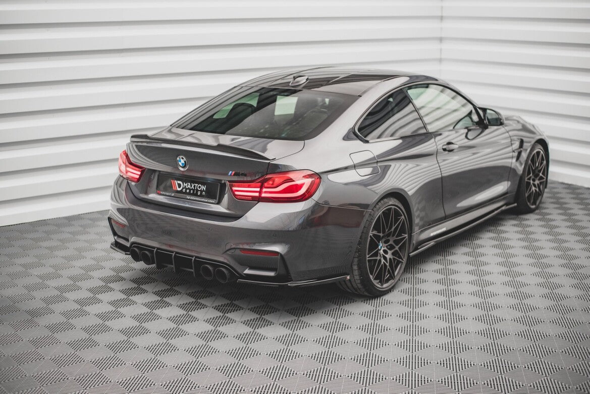 Diffusor Flaps V.2 passend für BMW M4 F82 schwarz Hochglanz