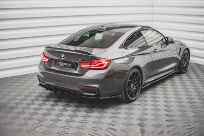 Diffusor Flaps V.2 passend für BMW M4 F82 schwarz Hochglanz