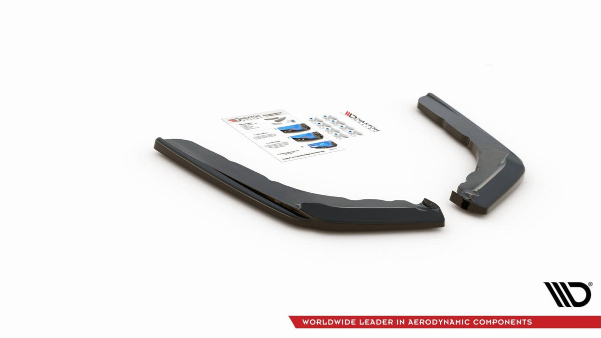Diffusor Flaps V.2 passend für BMW M4 F82 schwarz Hochglanz