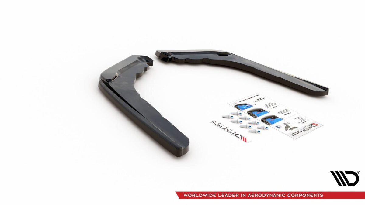 Diffusor Flaps V.2 passend für BMW M4 F82 schwarz Hochglanz