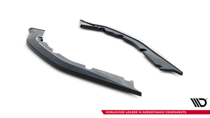 Diffusor Flaps V.2 passend für BMW M4 G82 / G82 FL schwarz Hochglanz