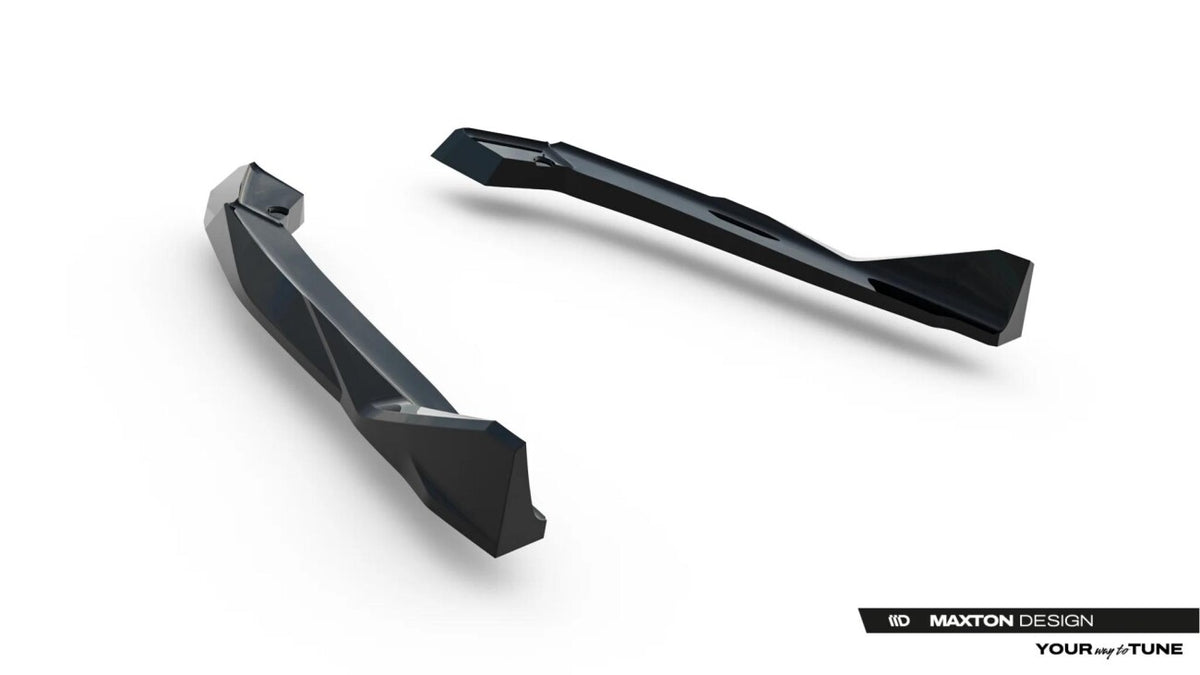 Diffusor Flaps V.2 passend für BMW M5 F90 / F90 Facelift schwarz Hochglanz
