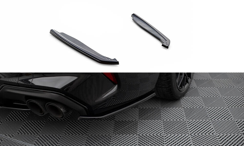 Diffusor Flaps V.2 passend für BMW M8 Gran Coupe F93 schwarz Hochglanz