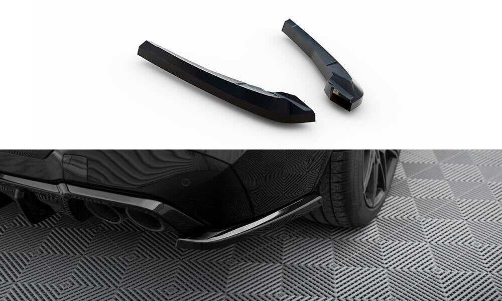 Diffusor Flaps V.2 passend für BMW X3 M F97 / F97 FL schwarz Hochglanz