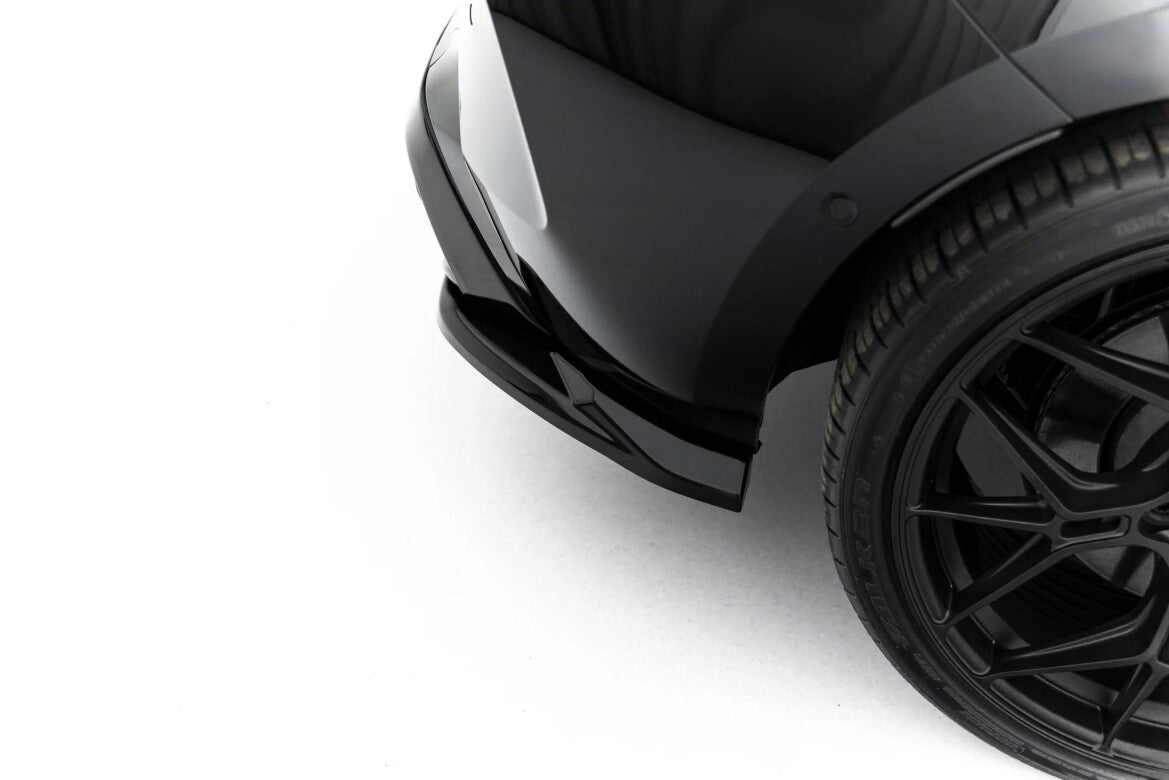 Diffusor Flaps V.2 passend für Cupra Leon Hatchback Mk1 Facelift schwarz Hochglanz