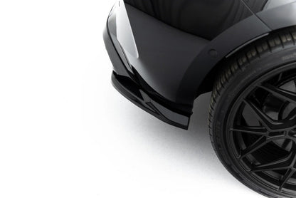 Diffusor Flaps V.2 passend für Cupra Leon Hatchback Mk1 Facelift schwarz Hochglanz