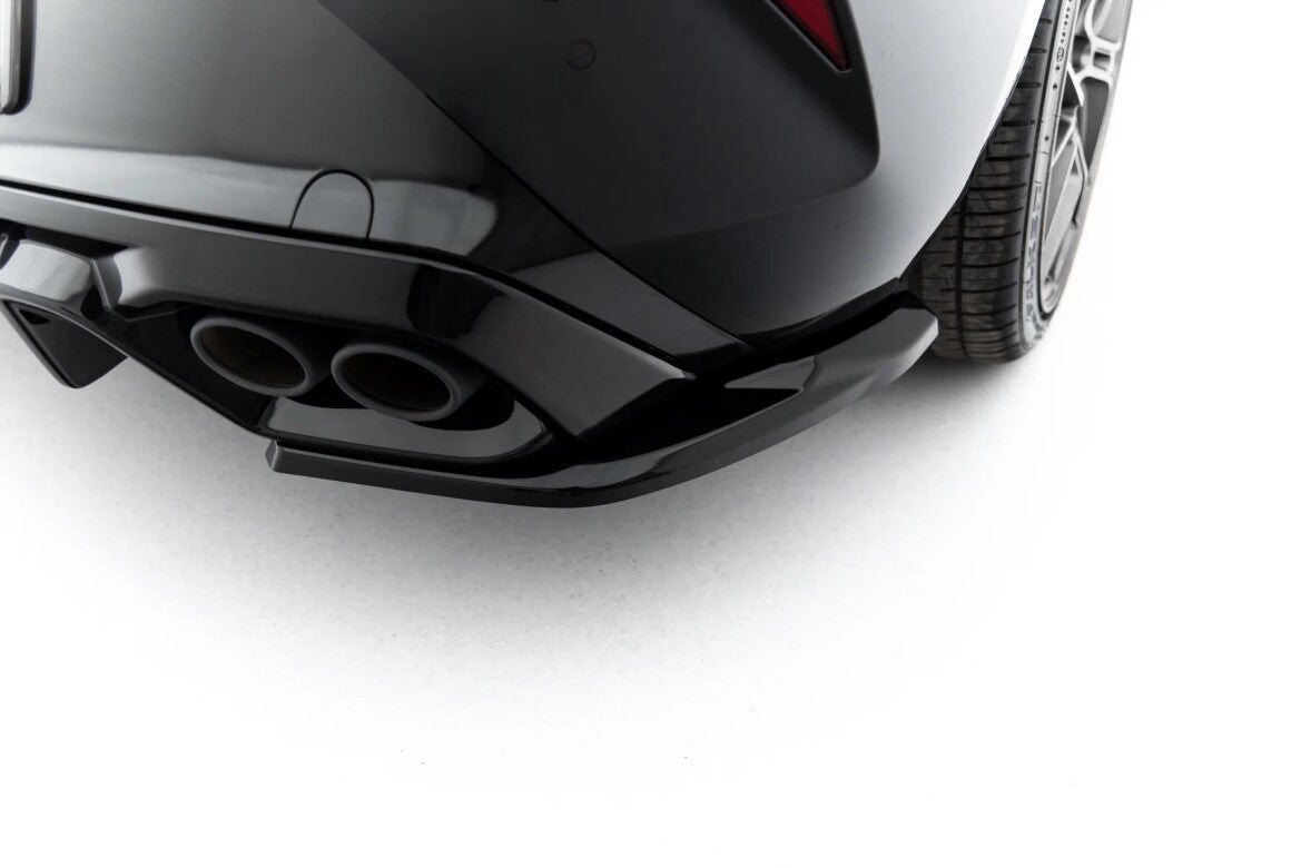 Diffusor Flaps V.2 passend für Cupra Leon Hatchback Mk1 Facelift schwarz Hochglanz