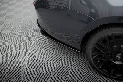 Diffusor Flaps V.2 passend für CUPRA Leon ST Mk1 FL schwarz Hochglanz