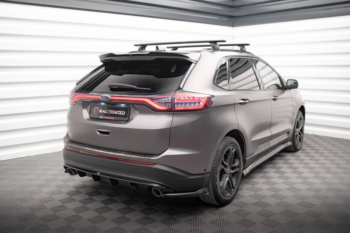 Diffusor Flaps V.2 passend für Ford Edge Mk2 schwarz Hochglanz