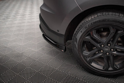 Diffusor Flaps V.2 passend für Ford Edge Mk2 schwarz Hochglanz