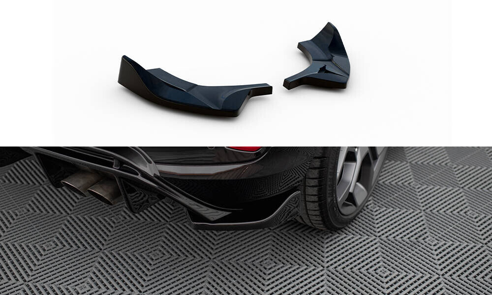Diffusor Flaps V.2 passend für Ford FIesta Mk8 ST schwarz Hochglanz