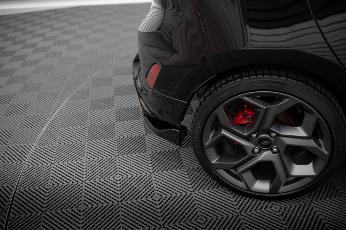 Diffusor Flaps V.2 passend für Ford FIesta Mk8 ST schwarz Hochglanz