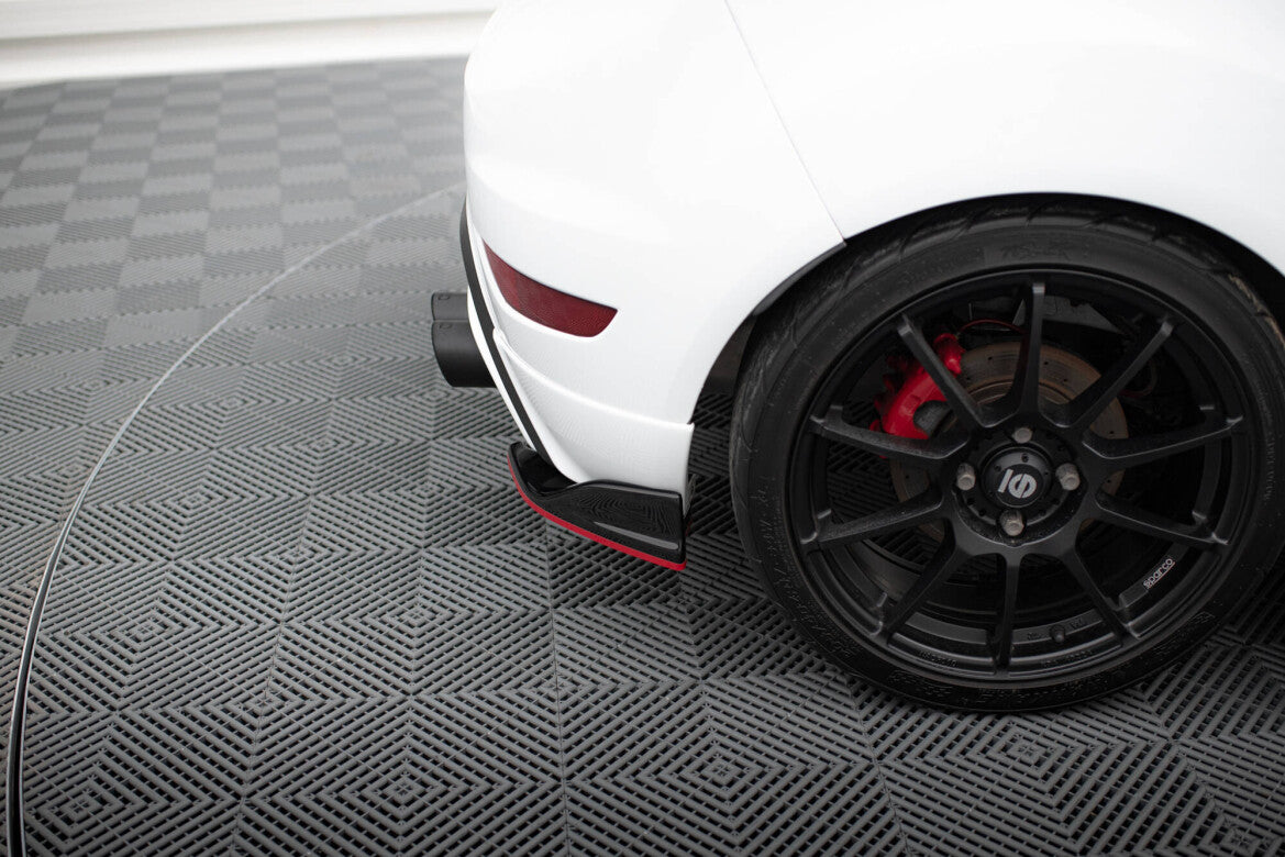 Diffusor Flaps V.2 passend für Ford Fiesta ST Mk7 FL schwarz Hochglanz