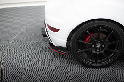 Diffusor Flaps V.2 passend für Ford Fiesta ST Mk7 FL schwarz Hochglanz