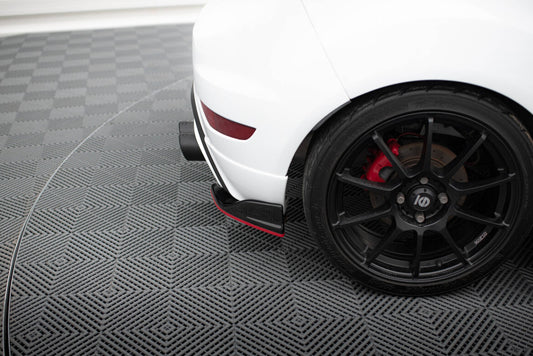 Diffusor Flaps V.2 passend für Ford Fiesta ST Mk7 FL schwarz Hochglanz