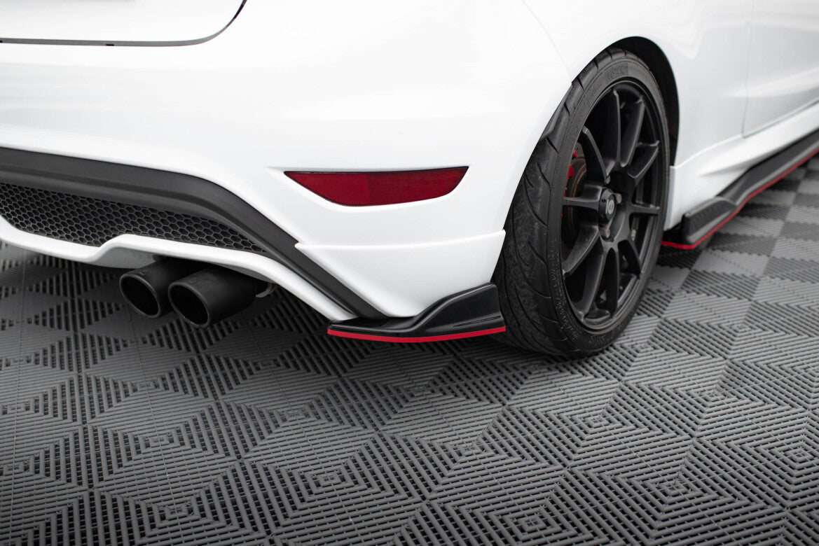 Diffusor Flaps V.2 passend für Ford Fiesta ST Mk7 FL schwarz Hochglanz