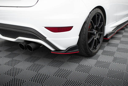 Diffusor Flaps V.2 passend für Ford Fiesta ST Mk7 FL schwarz Hochglanz
