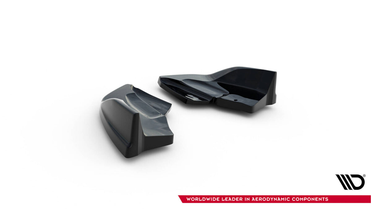Diffusor Flaps V.2 passend für Ford Fiesta ST Mk7 FL schwarz Hochglanz