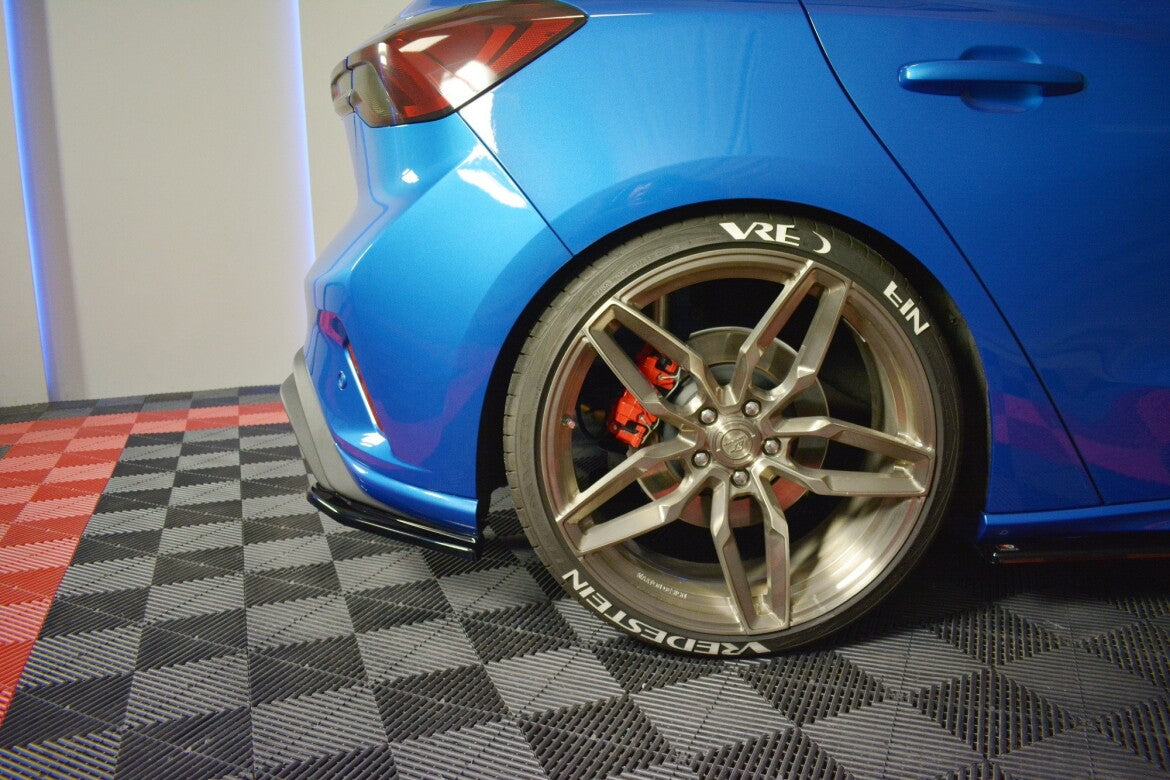 Diffusor Flaps V.2 passend für Ford Focus Hatchabck ST-Line schwarz Hochglanz