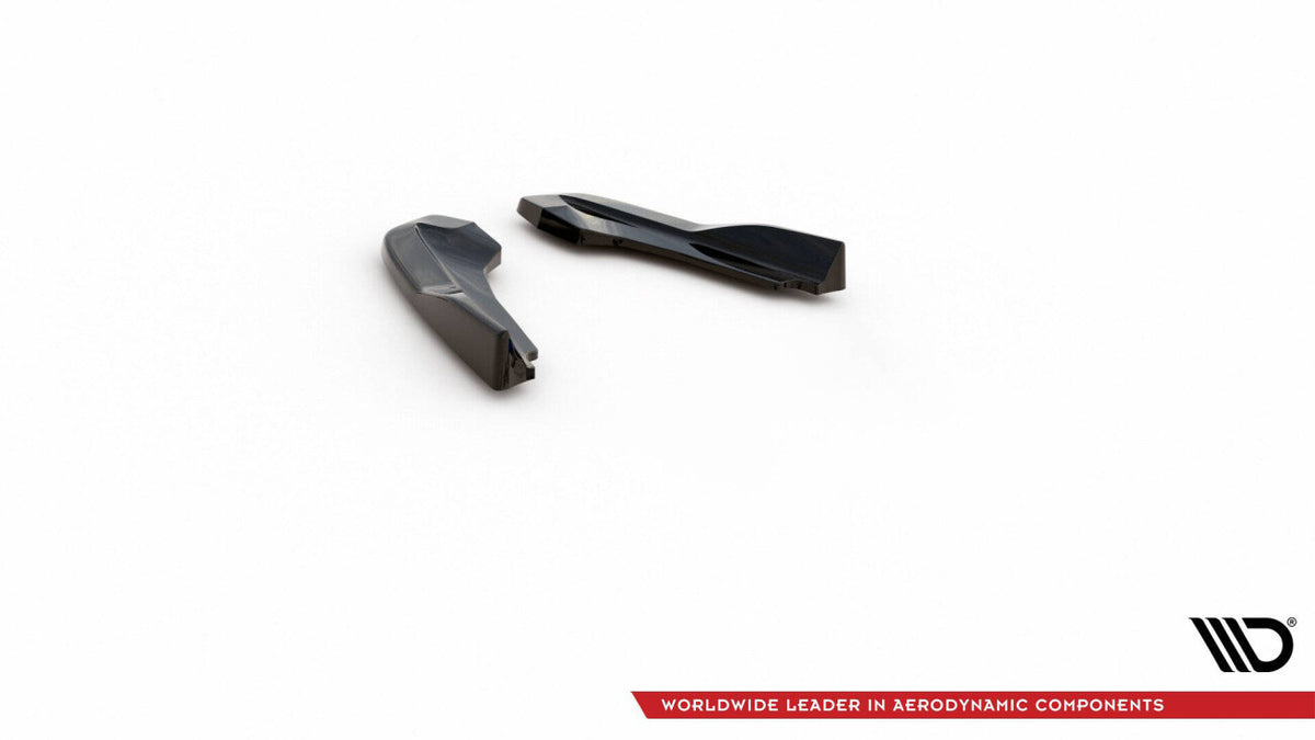 Diffusor Flaps V.2 passend für Ford Focus Hatchback ST Mk4 schwarz Hochglanz